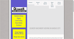 Desktop Screenshot of olingerrigging.com