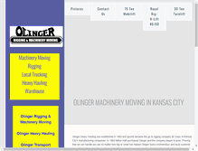 Tablet Screenshot of olingerrigging.com